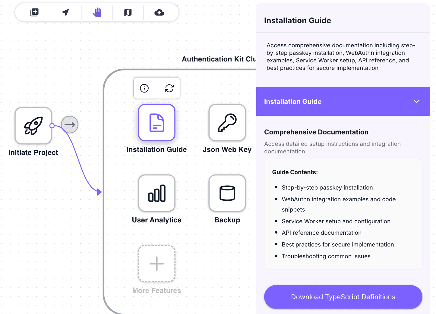 Installation Guide with Event Listeners